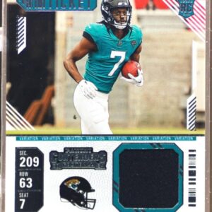 2024 Contenders Brian Thomas Jr. JSY RC #RTS-BTJ Jaguars Rookie Ticket Swatches