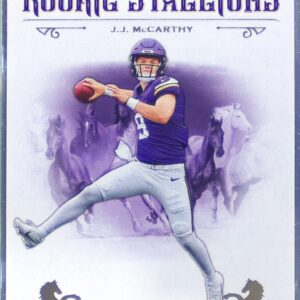 2024 Contenders J.J. McCarthy RC #9 Vikings Rookie Stallions
