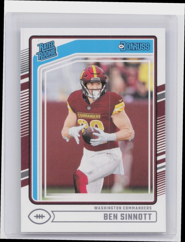 2024 Donruss Ben Sinnott RC 314 Commanders
