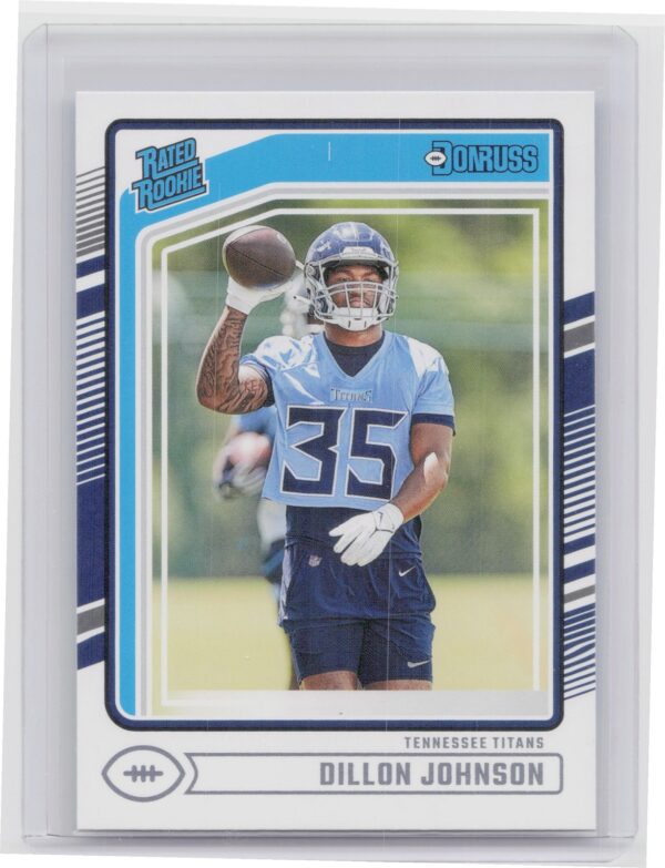 2024 Donruss Dillon Johnson RC 399 Titans