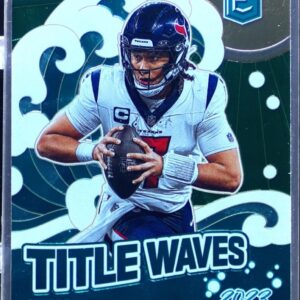 2024 Donruss Elite C.J. Stroud 5 Texans Title Waves Green
