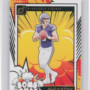 2024 Donruss J.J. McCarthy RC 5 Vikings Bomb Squad