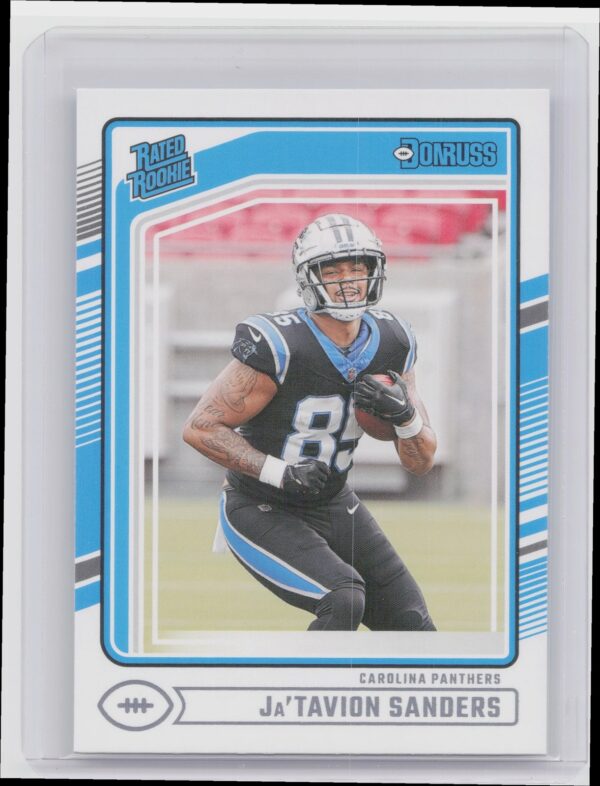 2024 Donruss Ja'Tavion Sanders RC 317 Panthers