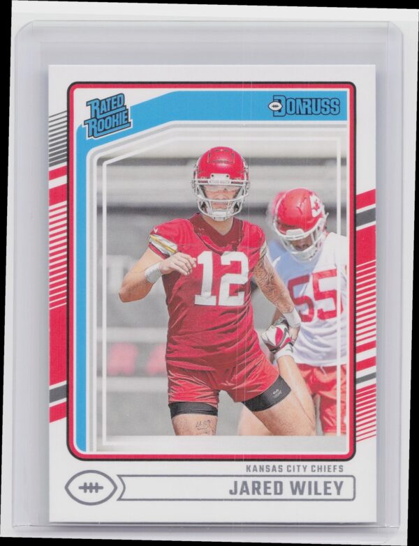 2024 Donruss Jared Wiley RC 387 Chiefs
