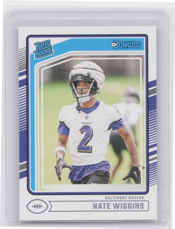 2024 Donruss Nate Wiggins RC 391 Ravens
