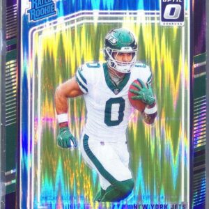 2024 Donruss Optic Braelon Allen Purple Shock RC #211 Jets