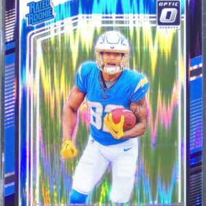 2024 Donruss Optic Brenden Rice Purple Shock RC #213 Chargers