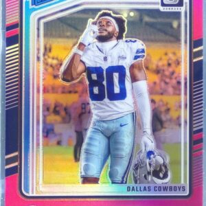 2024 Donruss Optic Ryan Flournoy Pink RC #288 Cowboys