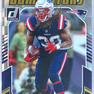 2024 Donruss Rhamondre Stevenson 8 Patriots Dominators