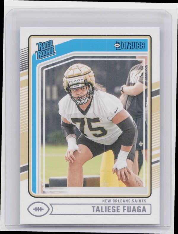 2024 Donruss Taliese Fuaga RC 310 Saints