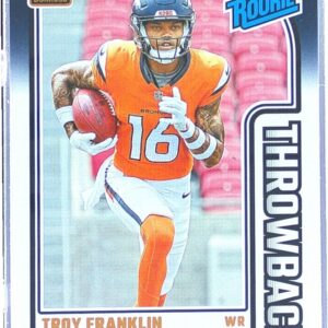 2024 Donruss Troy Franklin RC #20 Broncos Rated Rookies Throwback