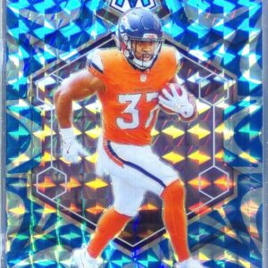 2024 Mosaic Audric Estime Mosaic Reactive Blue RC 392 Broncos