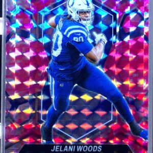 2024 Mosaic Jelani Woods Mosaic Camo Pink 96 Colts