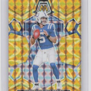 2024 Panini Mosaic Anthony Richardson Mosaic Reactive Yellow 92 Colts