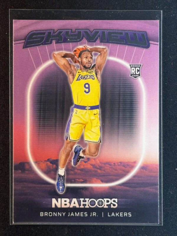 2024 Panini NBA Hoops Skyview Bronny James Jr. Rookie RC #21