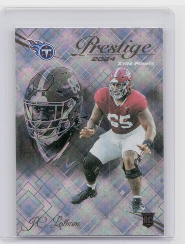2024 Panini Prestige JC Latham Diamond Xtra Points 316 Titans