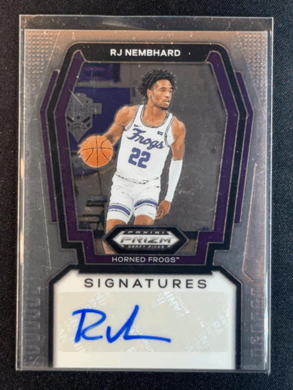 2024 Panini Prizm Draft Picks Signatures RJ Nembhard Autograph Auto Rookie RC TC