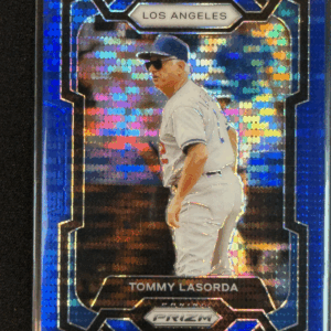 2024 Panini Prizm Tommy Lasorda Blue Pulsar /75 Dodgers #240