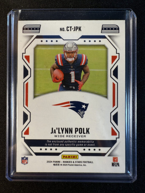 2024 Panini Rookies & Stars - Cross Training Ja'Lynn Polk #CT-JPK /49 (MEM, RC) - Image 3