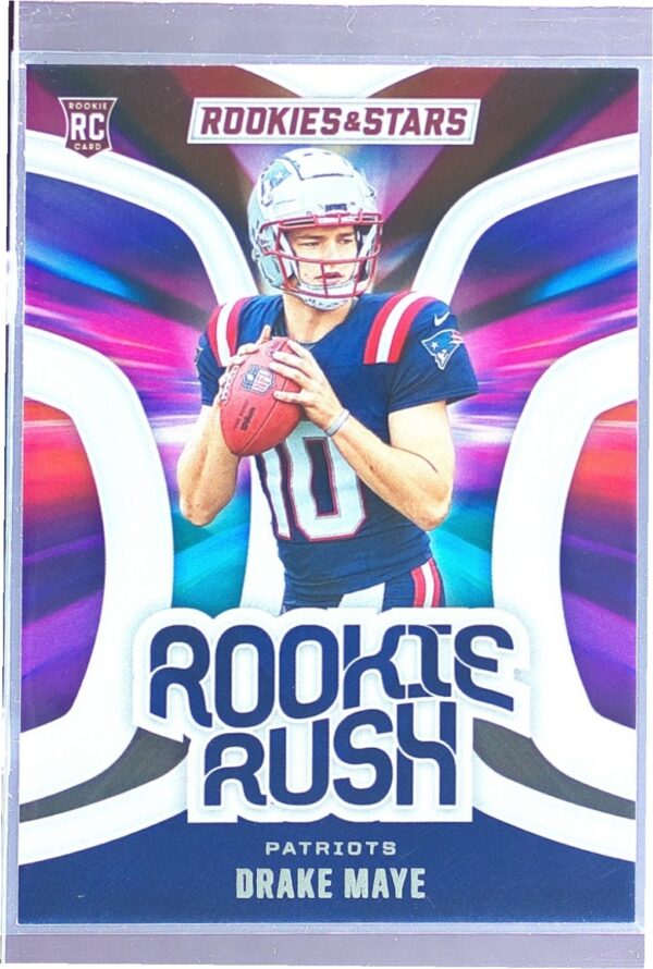 2024 Panini Rookies & Stars Drake Maye RC #RR-DME Patriots Rookie Rush