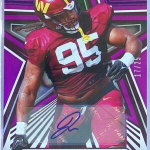 2024 Panini Rookies & Stars Jer'Zhan Newton Signatures Purple Auto /25 RC 152