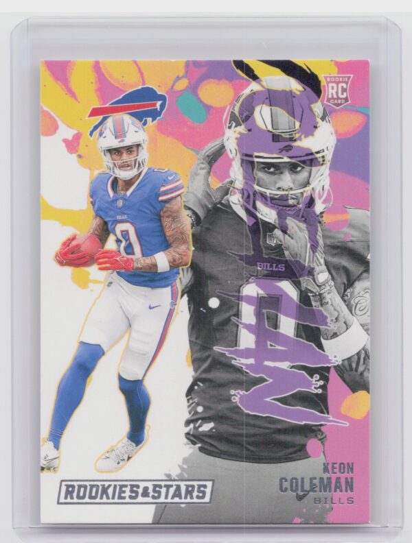 2024 Panini Rookies & Stars Keon Coleman RC #RE-KCN Bills Rookie Exclusive
