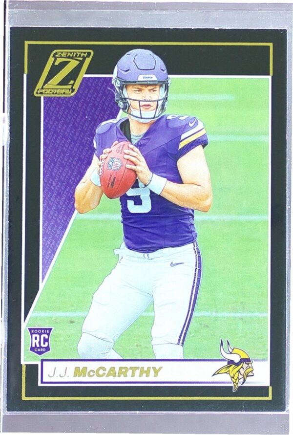 2024 Panini Zenith J.J. McCarthy RC 135 Vikings