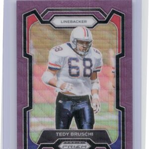 2024 Prizm Collegiate Draft Picks Tedy Bruschi Purple Wave 87 Wildcats