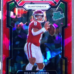 2024 Prizm Draft Picks Dillon Gabriel Red Ice #197 Ducks