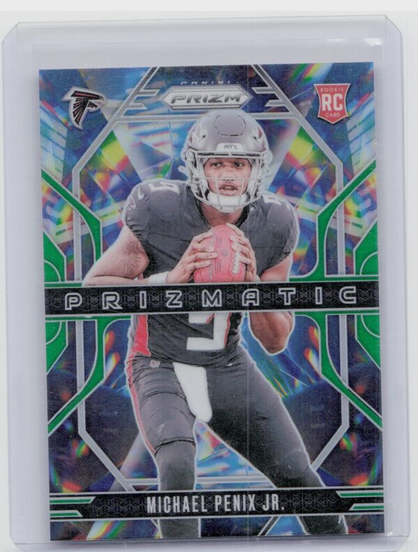 2024 Prizm Michael Penix Jr. 10 Falcons Prizmatic Silver Prizm