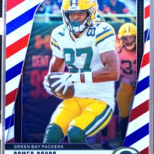 2024 Prizm Romeo Doubs Red White and Blue 104 Packers