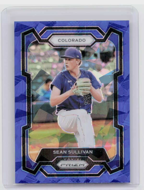 2024 Prizm Sean Sullivan Blue Ice Prizms #288 Rockies
