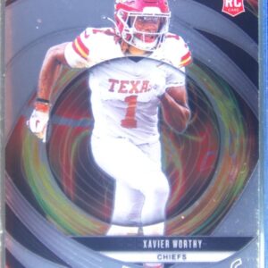 2024 Prizm Xavier Worthy RC #10 Longhorns Portals