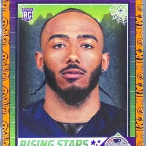 2024 Score-A-Treat Ja’Lynn Polk RC #22 Patriots Rising Stars Orange Pumpkin