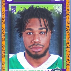2024 Score-A-Treat Malachi Corley RC #36 Jets Rising Stars Orange Pumpkin