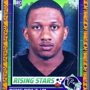 2024 Score-A-Treat Michael Penix Jr. RC #39 Falcons Rising Stars Orange Pumpkin