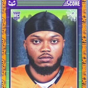 2024 Score-A-Treat Troy Franklin RC #48 Broncos Rising Stars Orange Pumpkin