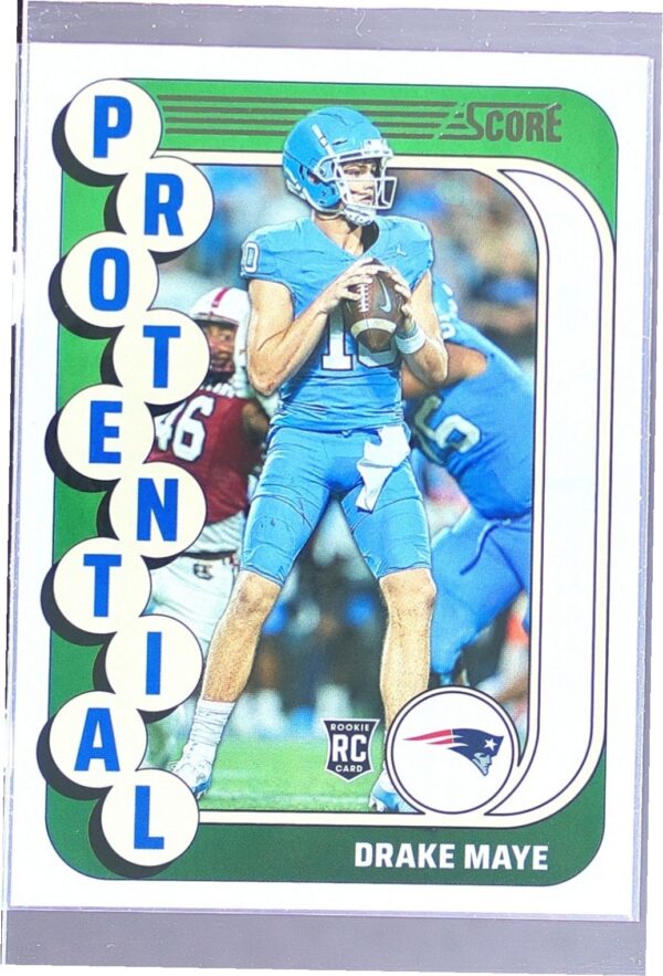 2024 Score Drake Maye RC #2 Patriots Protential