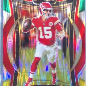 2024 Select Patrick Mahomes II Green & Yellow Prizm Shock #33 Chiefs
