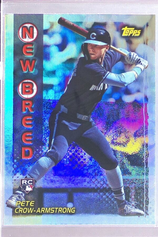 2024 Topps Archives Pete Crow-Armstrong RC #99NB-9 Cubs 1999 Topps New Breed