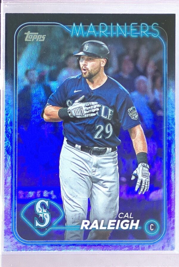 2024 Topps Cal Raleigh Rainbow Foil #122 Mariners