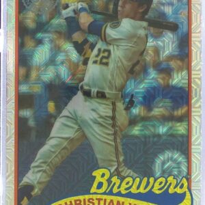 2024 Topps Chorom Mojo Christian Yelich #T89C-77 Brewers 1989 35th Anniversary