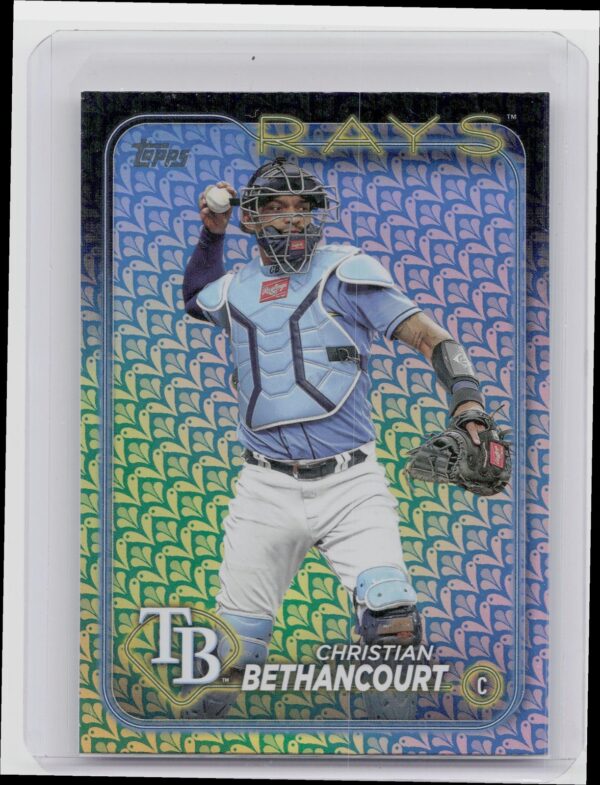 2024 Topps Christian Bethancourt Holiday #96 Rays