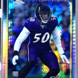 2024 Topps Chrome Adisa Isaac Prism Refractor RC #218 Ravens