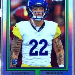 2024 Topps Chrome Blake Corum RC #74TF-14 Rams 1974 Topps Football Refractor