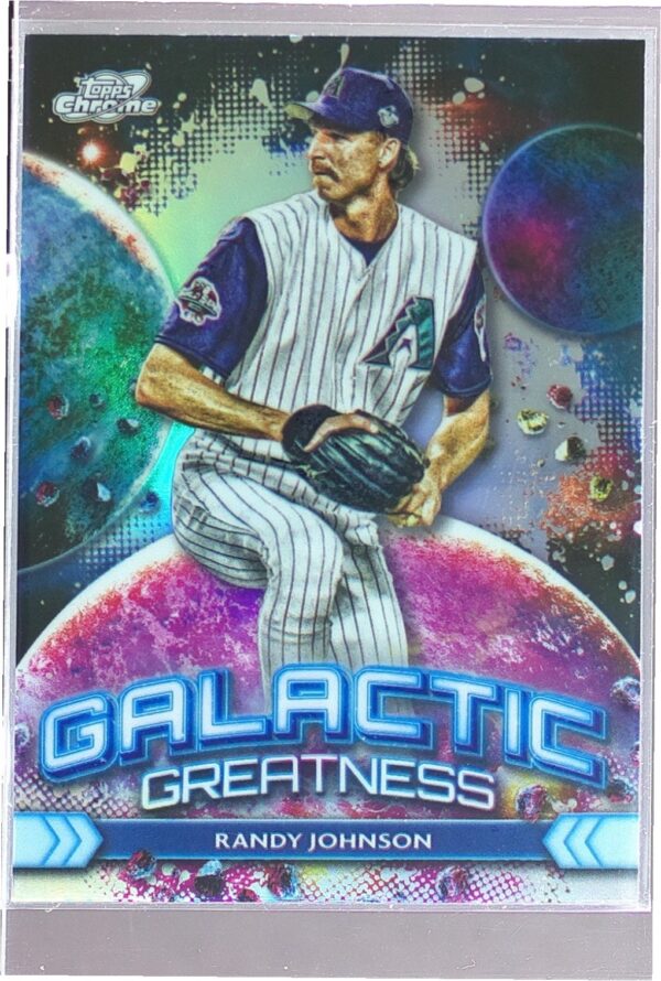 2024 Topps Chrome Cosmic Randy Johnson #GG-12 Diamondbacks Galactic Greatness