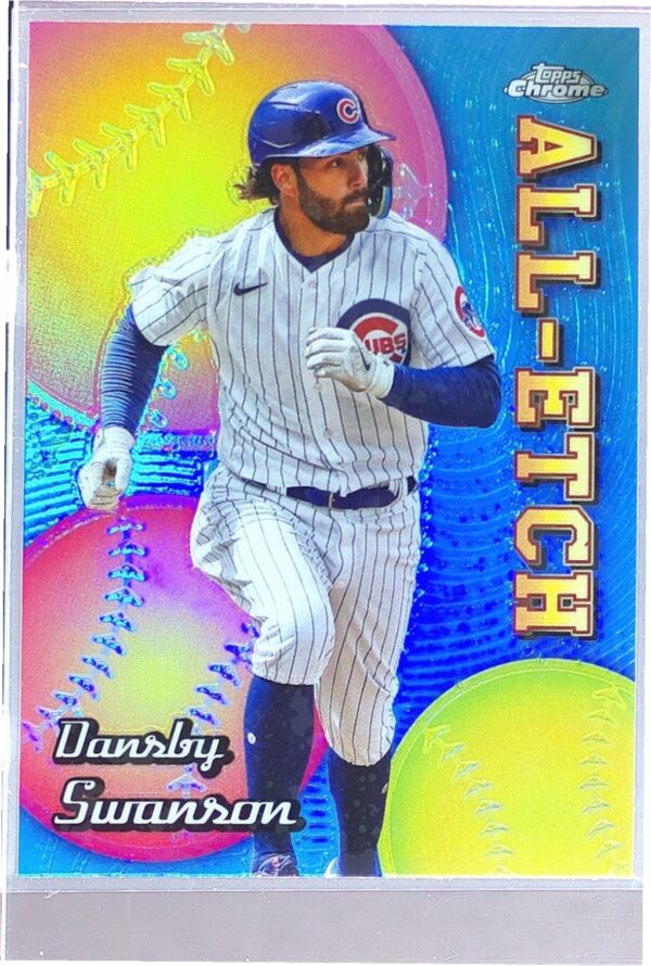 2024 Topps Chrome Dansby Swanson #CAE-18 Cubs Chrome All Etch