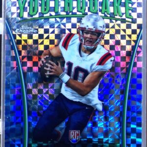 2024 Topps Chrome Drake Maye RC #Y-2 Patriots Youthquake X Fractor