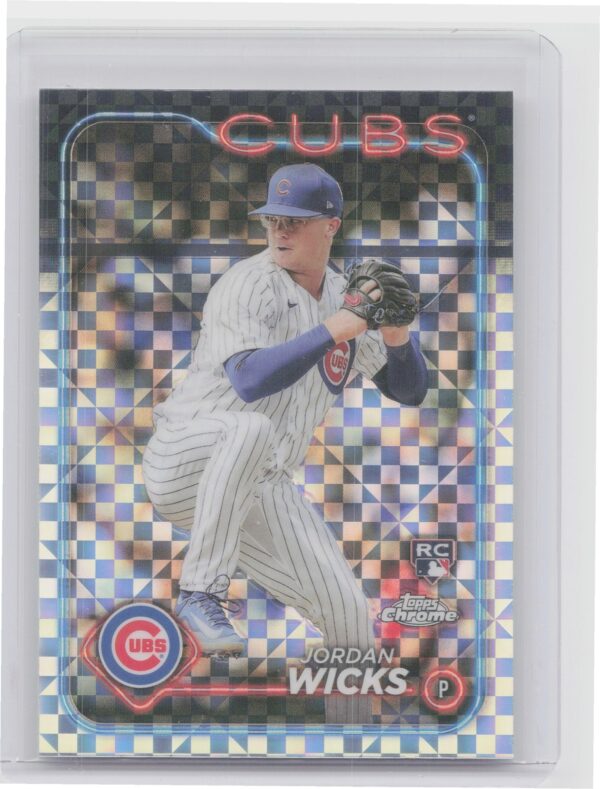 2024 Topps Chrome Jordan Wicks X Fractors #67 Cubs