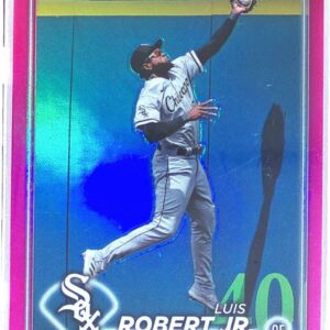 2024 Topps Chrome Luis Robert Jr. Pink Refractors #86 Sox